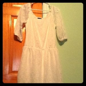 Nwt White lace dress!