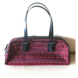 FENDI Zucchino print bag w/authenticity card