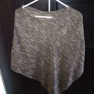 ***SOLD***Wool "style" poncho/cape