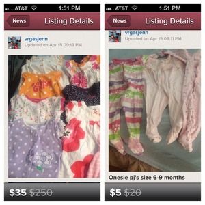 Bundle of baby clothes