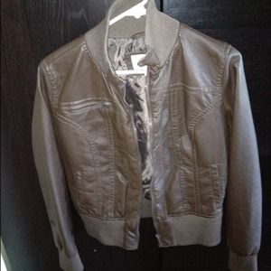 BWN Faux Leather Jacket. Size L