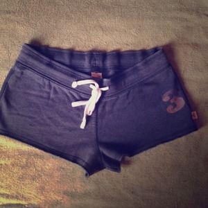 Dark grey sweatpants shorts