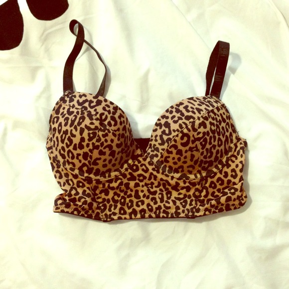 Cheetah lingerie top!