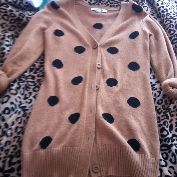 Long cardigan!