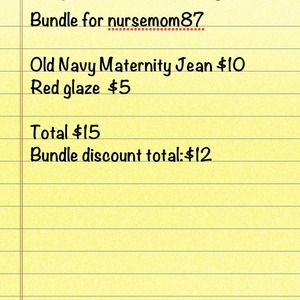 Bundle for nursemom87