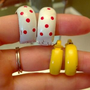 So FUN! Polka dots and yellow glam