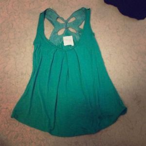Pacsun's Kirra® brand Green tanktop