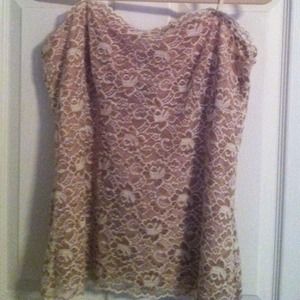 New York And Company Lace Tank