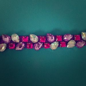 🌈Purple jeweled headband