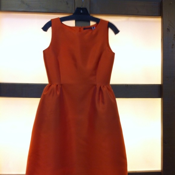 Harvey Faircloth silk/wool peplum dress .