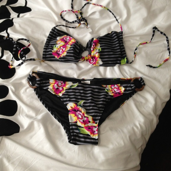 Cute floral bathing suit!