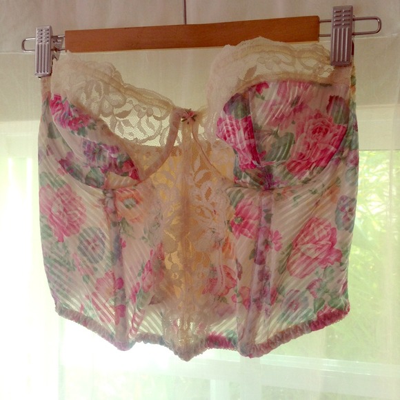 Tops - Floral corset