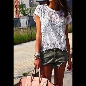 Black vintage Levi cut offs 2-4