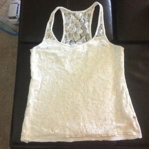 three lace tank tops