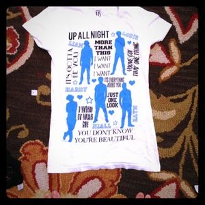 One Direction (1D) Lyrics Shirt
