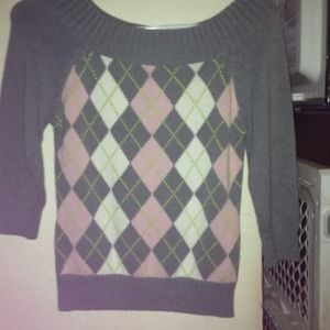 Argyle sweater