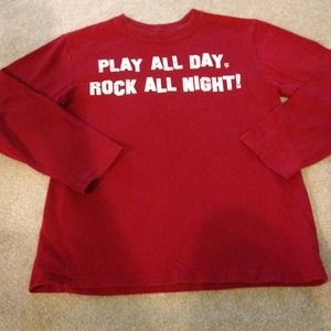 🎣Like new Children's Place boys M 7/8 LS shirt