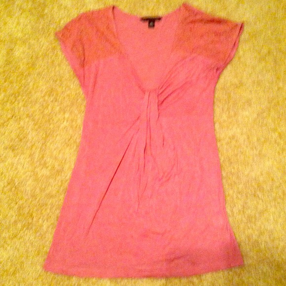 Pink lacy shirt