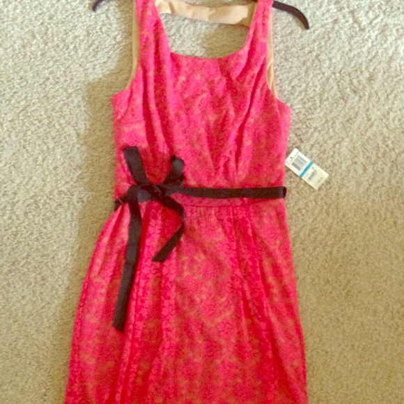 B .DARLIN  Red elegant dress size 10 - Picture 1 of 3