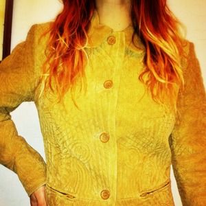✨Camel Colored Genuine Leather Jacket✨