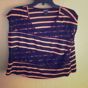 Stripped Rue 21 top