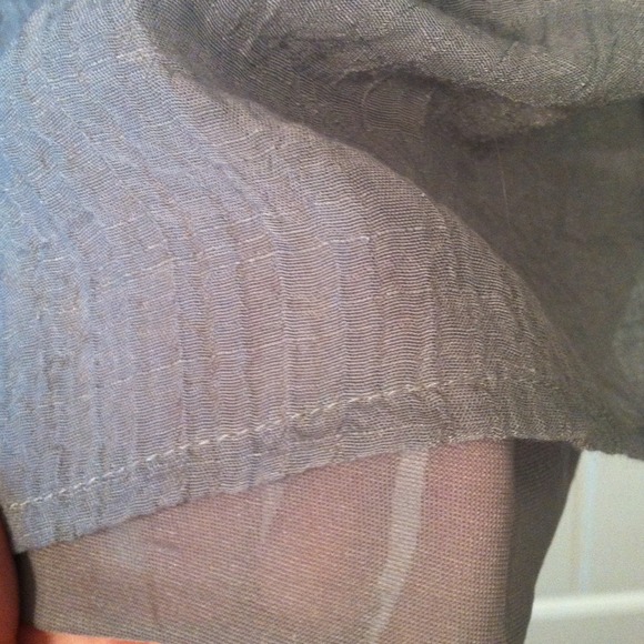 RESERVED Grey Detailed Vintage Style Dress - Picture 4 of 4