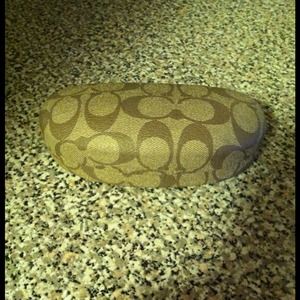 Real coach sunglasses case.