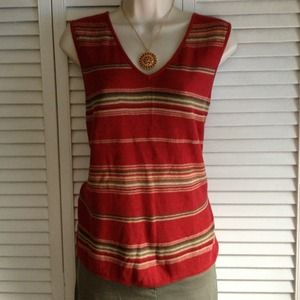 ⬇REDUCED!⬇Striped Sleeveless Sweater/Vest