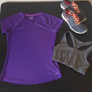 💎SOLD💎 Purple Champion Workout Shirt 💪