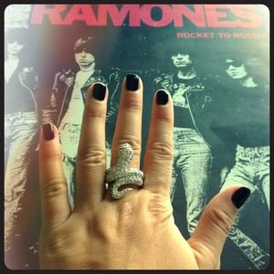 Crystal Snake Ring