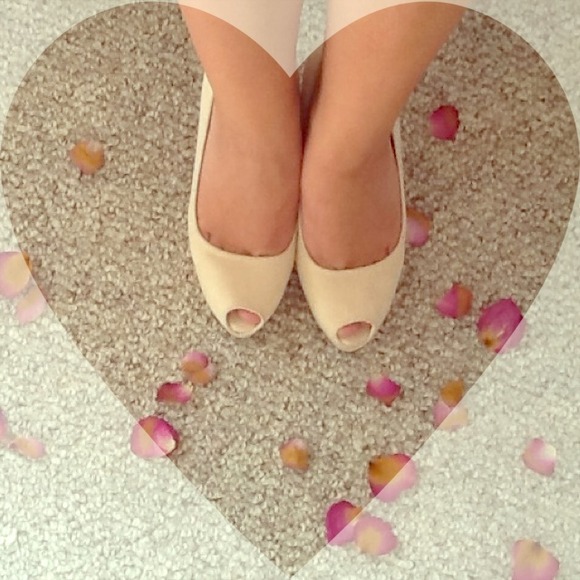 Nude Peep Toe Heels 🚫SOLD🚫