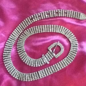 Rhinestone belt