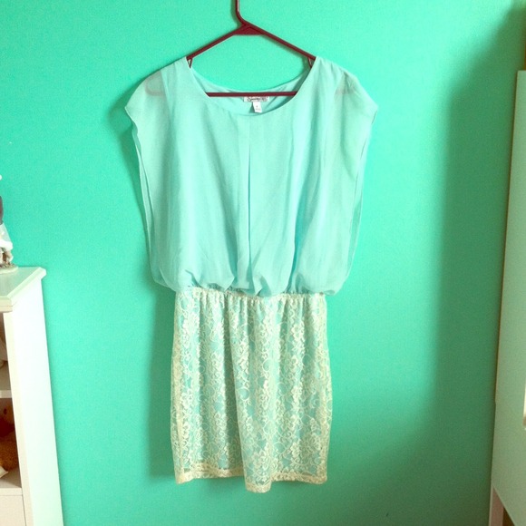 Aqua dress