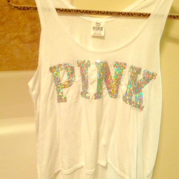 VS pink crop top