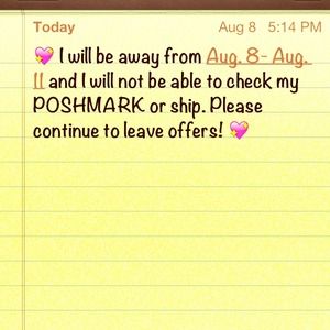 Will not be on Poshmark!