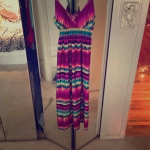 ✂REDUCED✂ Multi colored spaghetti strap dress