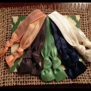 Fold over elastic hair bands