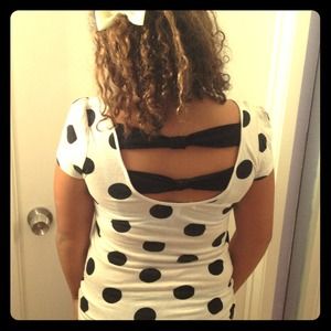 Forever 21 Shirt w/bows and polka dots