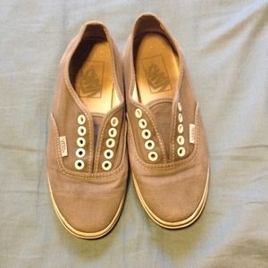 Gray vans size men 3.5 , woman's 5
