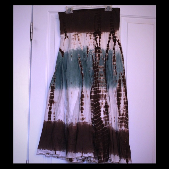 Tie Dye Skirt: Small