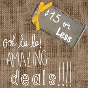 Tons of items for $15 or less!