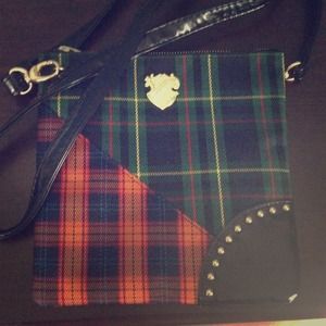 Mac tartan plaid crossbody bag