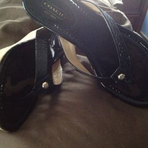 💋REDUCED💋Coach wedge sandals!! Make me an offer!