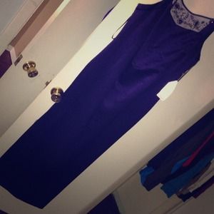 Long purple dress