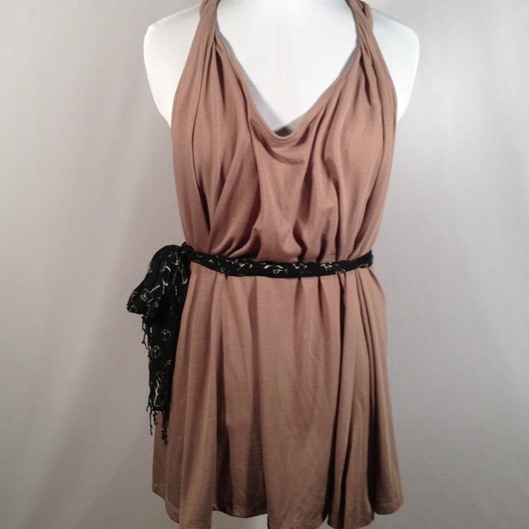 Xhilaration Tops - SOLD❗HOST PICK 8/30❗Taupe Front w/Sash Top