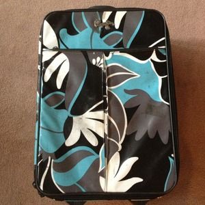Patterned Carry-On Suitcase by Roxy!
