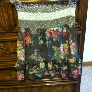 Floral tube top!