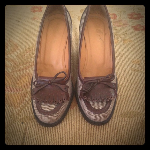 HOGAN wedge loafers