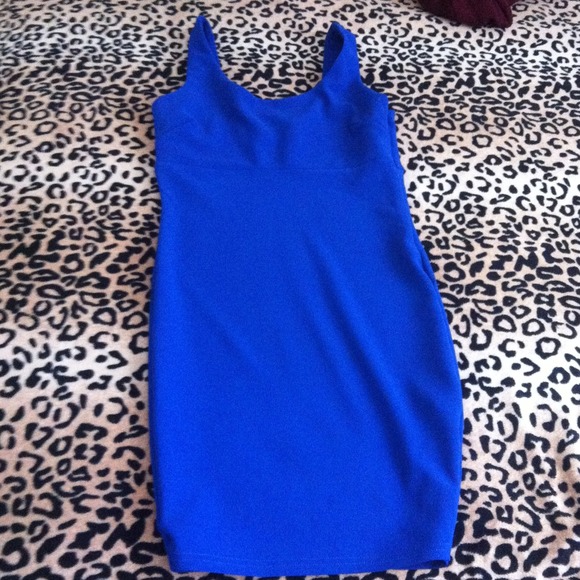 Royal blue dress!