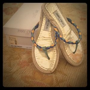 Jimmy Choo thongs/sandals. Size 36